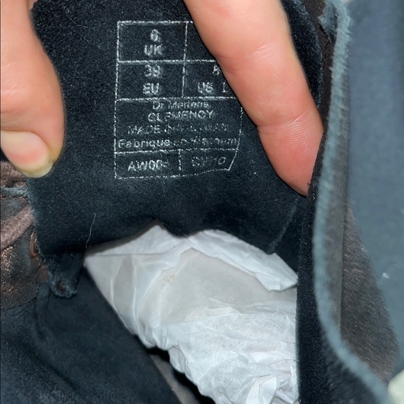 Dr. Martens Clemency metallic brown Women's Black Boots 8 - Picture 17 of 17